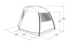 Outwell Woodcrest Drive Away Awning -Adventure Camping Shop 111167 woodcrest drawing perspective2