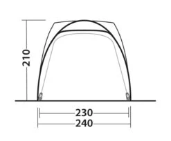 Outwell Beachcrest Drive Away Awning -Adventure Camping Shop 111238 beachcrest drawing other5