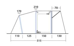 Outwell Blossburg 380 Air Drive Away Awning -Adventure Camping Shop 111242 blossburg 380 air drawing other5