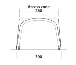 Outwell Newburg 240 Air Low Drive Away Awning 17 Outwell Newburg 240 Air Low Drive Away Awning -Adventure Camping Shop 111245 newburg 240 air drawing other5