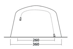 Outwell Jacksondale 5PA Tent (2022) -Adventure Camping Shop 111269 jacksondale 5pa drawing other5