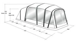 Outwell Jacksondale 5PA Tent (2022) -Adventure Camping Shop 111269 jacksondale 5pa drawing perspective2