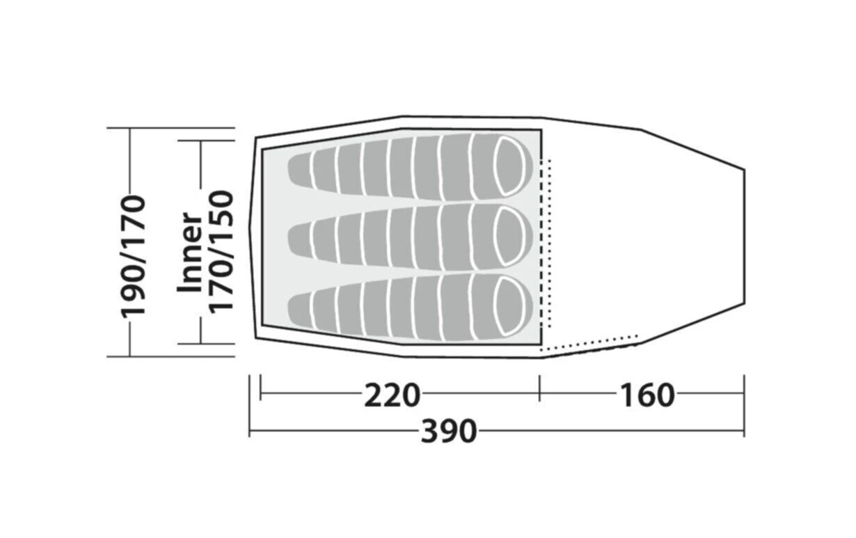 Robens Pioneer 3EX Tent (2022) 5 Robens Pioneer 3EX Tent (2022) - Image 3