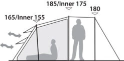 Robens Double Dreamer 4 Tent (2023) -Adventure Camping Shop 130278 double dreamer 4 drawing other4