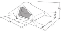 Robens Chaser 3XE Tent (2022) 28 Robens Chaser 3XE Tent (2022) -Adventure Camping Shop 130317 chaser 3xe drawing perspective2