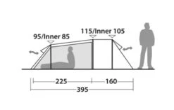 Robens Nordic Lynx 3 Tent (2023) -Adventure Camping Shop 130323 nordic lynx 3 drawing other4
