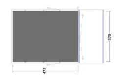 Outwell Birchdale 6PA Footprint Groundsheet -Adventure Camping Shop 170915 footprint birchdale 6pa drawing floorplan2