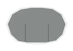 Robens Klondike Twin Fleece Carpet -Adventure Camping Shop 190076 fleece carpet klondike twin drawing floorplan2