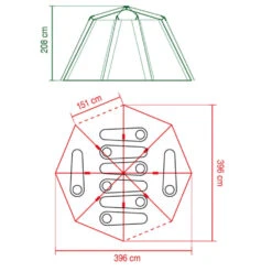 Coleman Octagon BlackOut Tent (2022) 13 Coleman Octagon BlackOut Tent (2022) -Adventure Camping Shop 2000035195 11