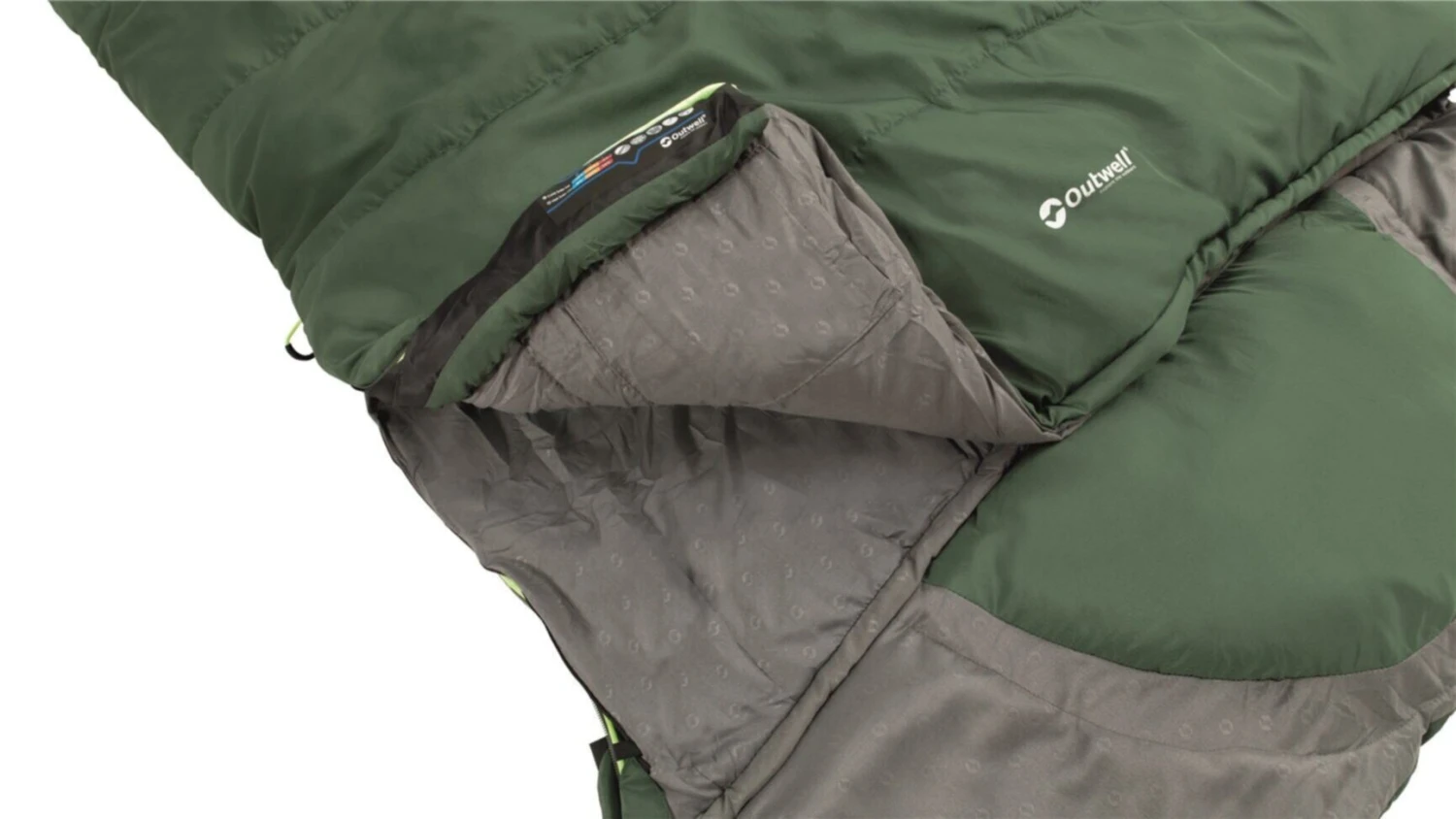 Outwell Contour Lux XL (Green) Sleeping Bag 12 Outwell Contour Lux XL (Green) Sleeping Bag - Image 10