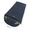 Outwell Camper Lux "L" Sleeping Bag Deep Blue (2023) -Adventure Camping Shop 230392 camper lux left side zipper feature photo6