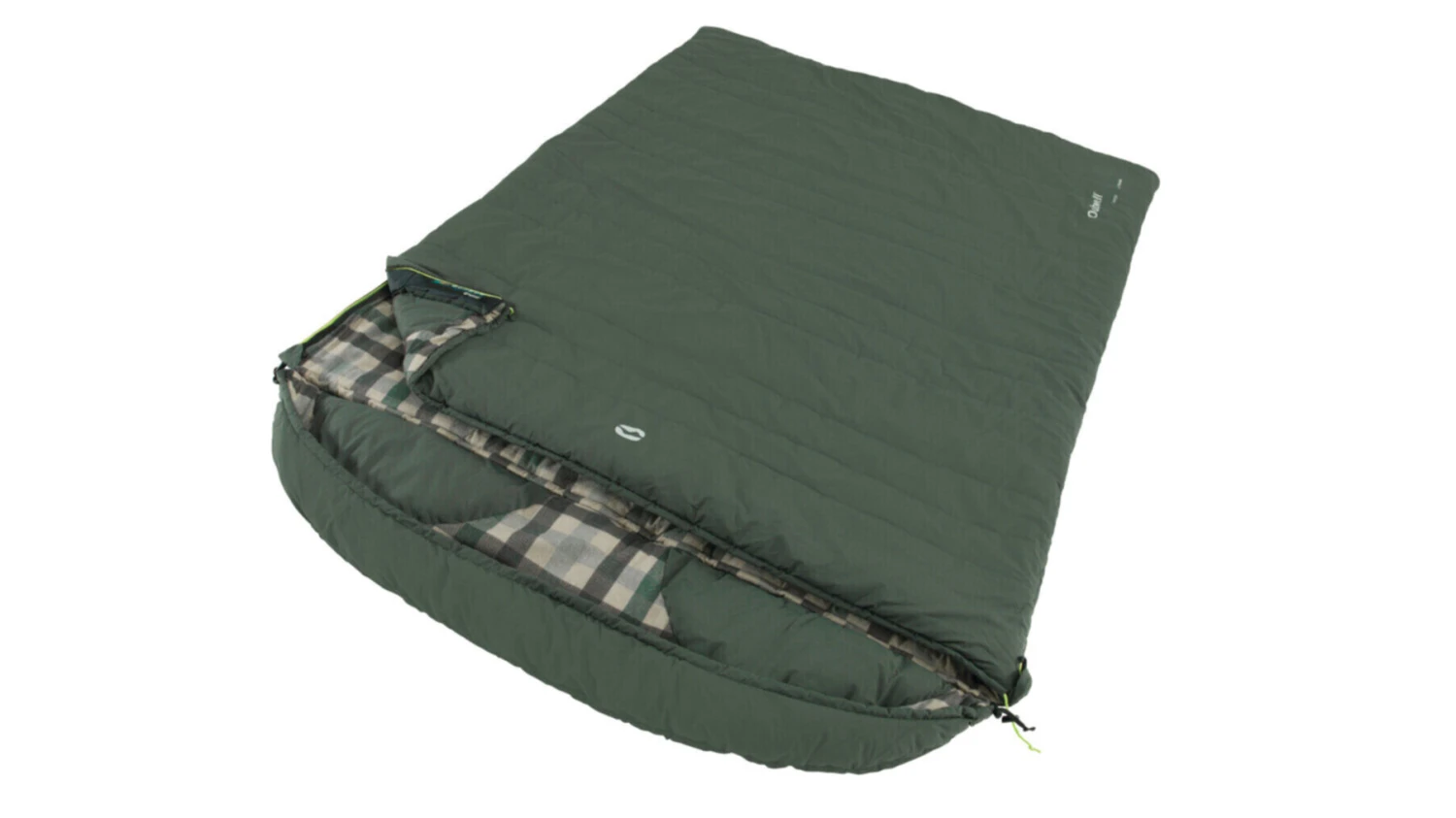 Outwell Camper Lux Double Sleeping Bag - Forest Green (2023) 8 Outwell Camper Lux Double Sleeping Bag - Forest Green (2023) - Image 6