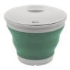 Outwell Collaps Bucket With Lid - Shadow Green (2023) -Adventure Camping Shop 651122 collaps bucket round w lid shadow green feature photo3