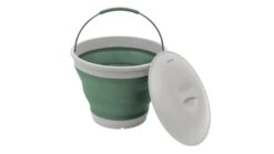 Outwell Collaps Bucket With Lid - Shadow Green (2023) 7 Outwell Collaps Bucket With Lid - Shadow Green (2023) -Adventure Camping Shop 651122 collaps bucket round w lid shadow green main photo1