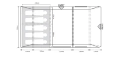 Outdoor Revolution Airedale 5.0s Tent (2022) -Adventure Camping Shop airedale 5s 1