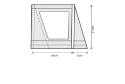 Outdoor Revolution Airedale 6.0s / 6.0se Front Porch Extension -Adventure Camping Shop airedale 6s se front porch extension fp 1