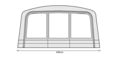 Outdoor Revolution Airedale 7.0se / 9.0se Front Porch Extension -Adventure Camping Shop airedale 7se 9se front porch extension floorplan 2