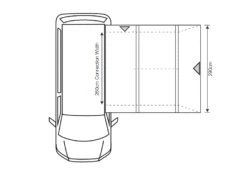 Outdoor Revolution Cayman Cona Air Driveaway Awning Low (2022) -Adventure Camping Shop cayman cona air 1