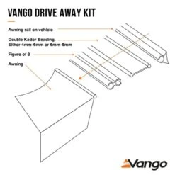 Vango Airbeam Vango Galli III Low Airaway Awning (2022) -Adventure Camping Shop drive away kit explainer 20