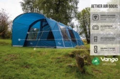 Vango Airbeam Vango Aether Air 600XL Tent (2022) 18 Vango Airbeam Vango Aether Air 600XL Tent (2022) -Adventure Camping Shop earth collection airbeam infographics call outs8