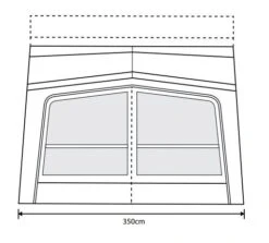 Outdoor Revolution Esprit Pro X 350M Awning (220-290cm) -Adventure Camping Shop esprit 350 x fl2