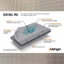 Vango Airbeam Vango Airhub Hexaway II Tall Awning (2022) -Adventure Camping Shop fabric diagrams sentinel pro caravan awning