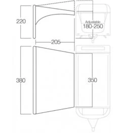 Vango AirBeam Sky Canopy 3.5m 8 Vango AirBeam Sky Canopy 3.5m -Adventure Camping Shop floorplan35 2