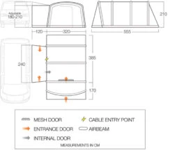 Vango Airbeam Vango Galli CC Air Low Awning (2023) -Adventure Camping Shop galli cc air low floorplan lowres