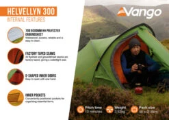 Vango Helvellyn 300 Tent (2022) -Adventure Camping Shop helvellyn 3002