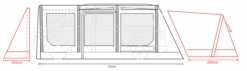 Outdoor Revolution Movelite T4E PC Lowline Awning (180-220cm) (2023) -Adventure Camping Shop movelite t4e floor3