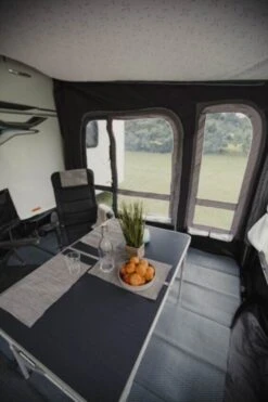 Vango Airbeam Vango Riviera Air 330 Elements ProShield Caravan Awning (2023) -Adventure Camping Shop riv air 330 proshield 8