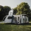 Vango Airbeam Vango Riviera Air 390 Elements All Season Caravan Awning (2023) -Adventure Camping Shop riv air 390 eas 11