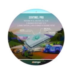 Vango Airbeam Vango Galli III Low Airaway Awning (2022) -Adventure Camping Shop sentinel pro v