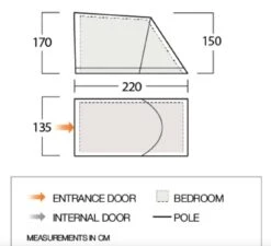 Vango Airbeam Vango Studio Small (TA009) (for Anantara IV) -Adventure Camping Shop studio s floor