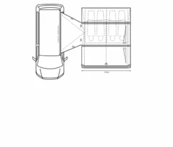 Outdoor Revolution Movelite T3E Low Awning (180-220cm) -Adventure Camping Shop t3e floor