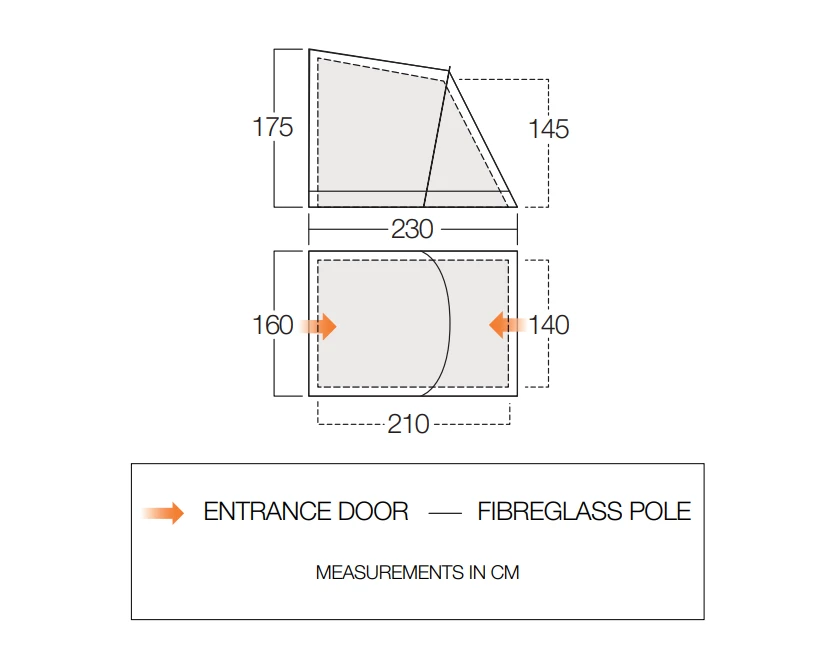 Vango Airbeam Vango Balletto Tall Annex Elements Shield (2022) 5 Vango Airbeam Vango Balletto Tall Annex Elements Shield (2022) - Image 3