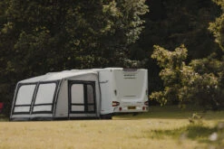 Vango Airbeam Vango Balletto Air 390 Elements Shield Caravan Awning (2023) -Adventure Camping Shop van 22 lifestyle balletto shield 390 hi 45 medium