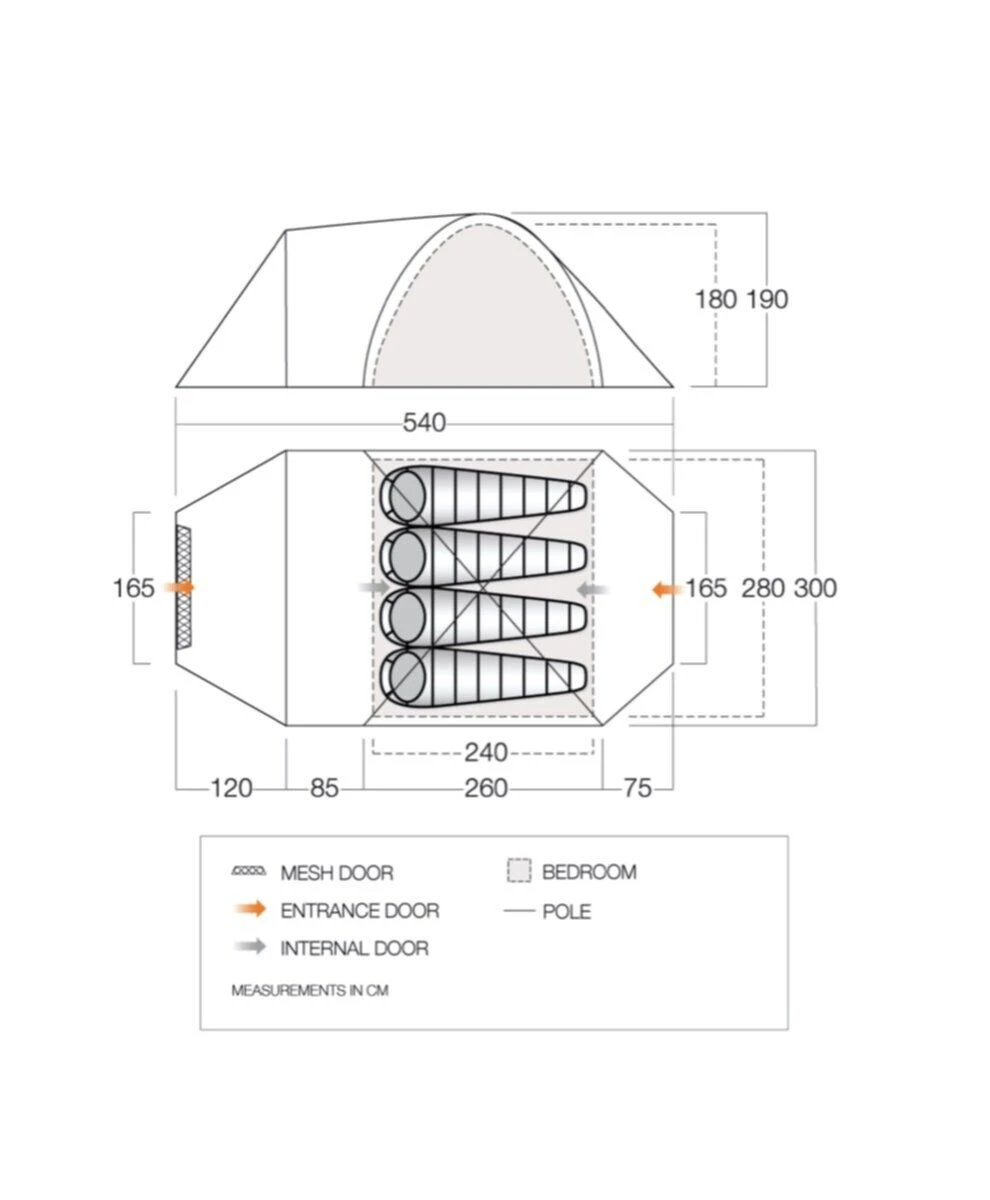 Vango Mokala 450 Tent (2022) 4 Vango Mokala 450 Tent (2022) - Image 2