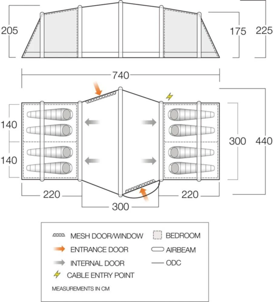 Vango Airbeam Vango Vesta Air 850xl Tent (2023) Bundle 6 Vango Airbeam Vango Vesta Air 850xl Tent (2023) Bundle - Image 4